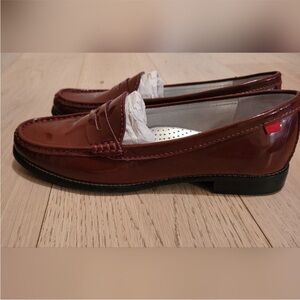 Marc Joseph New York East Village Penny Loafers, Color: Melot Patent